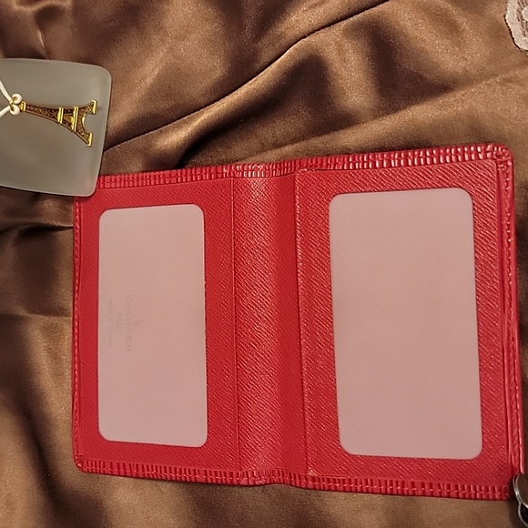 Louis Vuitton card Holder EPI red leather - Picture 4 of 11